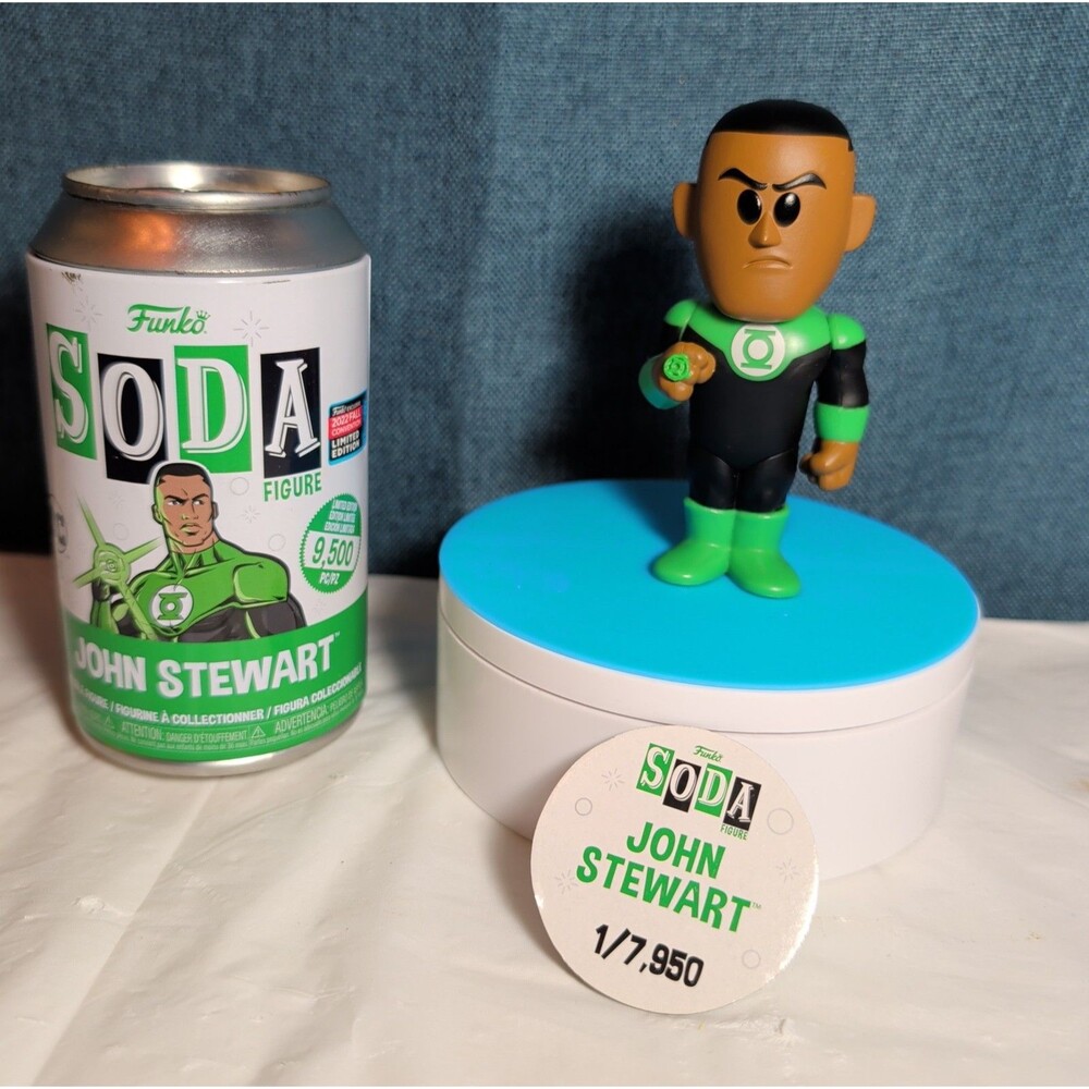 Funko Soda Green Lantern John Stewart Vinyl Figure NYCC 2022